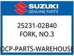 Suzuki Oem Part 25231-02B40 Fork,gear SHIFT,NO.3. Fixed Price $51.85.