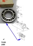 Suzuki DS185 RV125 Crankshaft Nos TS185ER Oem Bearings 09269-25013. Fixed Price $39.99.