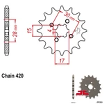 Sprockets JTF253.14 14T Steel Front. Fixed Price $11.60.