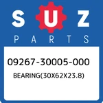 09267-30005-000 Suzuki BEARING(30X62X23.8) 0926730005000, New Genuine Oem Part. Fixed Price $94.73.