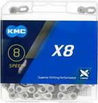 Kmc X8 8-SPEED Bicycle Chain Silver /black 114/116LINK. Fixed Price $15.99.