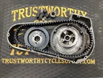 1981 Harley Fxb Sturgis Inner Primary Belt Drive Housing 60497-80 X30-00085. Fixed Price $550.00.