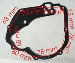 Cfmoto 250CC Walter Cool Engine Right Crankcase Gasket B. Fixed Price $7.49.