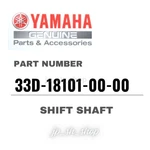 Yamaha Genuine Oem Parts Shift Shaft 33D-18101-00-00 For YZ450F. Fixed Price $84.20.
