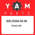 3D8-25366-00-98 Yamaha Clutch, Hub 3D8253660098, New Genuine Oem Part. Fixed Price $162.04.