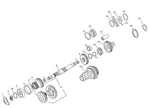 Andrews Mainshaft For 4-SPEED Big Twin 208650. Fixed Price $260.88.