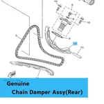 Yamaha FZ09 '14-17 MT09 '18-20 Genuine Chain Damper(rear) 1RC-12250-01-00 Oem. Fixed Price $79.12.