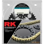 Rk Quick Acceleration Chain And Sprocket Kit - Gold 9101129PGX. Fixed Price $313.83.
