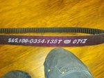 S&s Cycle 106-0354 High Strength Final Drive Belt, 1-1/2IN. 14MM 135. Fixed Price $275.00.