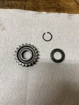 1998 KX250 Primary Drive Gears Oem Spur 20T 27T Snap Ring Kawasaki 92-04. Fixed Price $12.99.