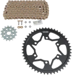 Vortex Chain And Sprocket Kit Gold CKG6457. Fixed Price $276.16.