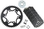 Vortex Chain And Sprocket Kit Wss Black For Yamaha FJ/FZ/MT-09/XSR900. Fixed Price $270.26.