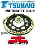Tsubaki RQ1 Gold X-ring Chain & Jt Sprockets For Ducati 749 2003. Fixed Price $225.35.