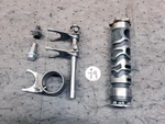 1986-87 Kawasaki ZL600 Eliminator, Shift Barrel Drum & Forks #13239-1196. Fixed Price $25.00.