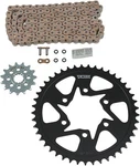 Vortex V3 Hfrs Chain & Sprocket Kit With Steel Rear Gold 15/44T 520RX3-116. Fixed Price $266.01.