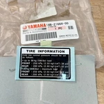 Yamaha Oem Nos Tire Graphic Sticker / 14B-21668-00-00 Fz Fj Mt XSR900. Fixed Price $10.00.
