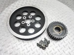 2003 Harley Davidson Flhr Roadking Oem Rear Front Drive Belt Pulley Sprockets. Fixed Price $83.65.