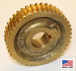 Gilson 41 Tooth Tiller Bronze Worm Wheel Gear 1299 703217 Wards, Others. Fixed Price $60.00.