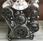 Small Block Chevy 350 Serpentine Front Runner Pulley & Bracket Belt Kit Lwp. Fixed Price $480.00.