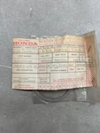 Genuine Oem Honda 41532-MG9-000 Ring Gear (1.94) Spacer For Final Drive Assy.. Fixed Price $12.50.