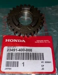 Gear, M/s Sixth (25T); Oem Honda Nos P/n 23491-400-000 Fit 76-78 CR125M Elsinore. Fixed Price $88.58.