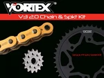 Vortex Gfrs Go Fast 520 Street Conversion Chains And Sprocket Kits CKG7410. Fixed Price $217.96.