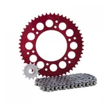 Primary Drive Alloy Kit & X-ring Chain Red Rear Sprocket 1097570309. Fixed Price $132.00.