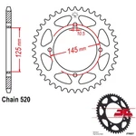 Sprockets Rear 38T JTR857.38. Fixed Price $31.60.