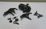 1982-1983 Kawasaki KX125B Shift Drum & Forks 13239-1055 (KAS1). Fixed Price $55.00.