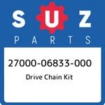 27000-06833-000 Suzuki Drive Chain Kit 2700006833000, New Genuine Oem Part. Fixed Price $313.24.