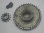 1969 Honda K2 Scrambler Starter Motor Chain Sprocket Gears Pair. Fixed Price $31.96.