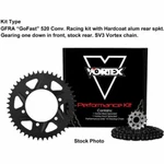 Vortex Kawasaki ZX600 1998-2008 V3 2.0 Gold Chain Sprocket Kit 14-40 G520RX3. Fixed Price $298.37.