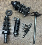 1983 Yamaha Maxim Engine Transmission Gears Trani Shift Fork D6. Fixed Price $159.95.