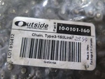 Outside Distributing 10-0101-160 Chain, Type 35 Links Nos (12A1). Fixed Price $14.00.