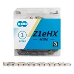 Bicycle Chain Kmc 1/2X1/8 Z1EHX +ol Speed 112L Silver W/halflink. Fixed Price $26.78.