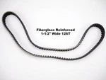 40003-79 Rear Final Drive Belt Fiberglass Reinforced Speed 1/2" 126T. Fixed Price $130.80.