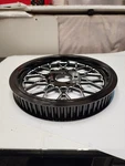 Bdl Black/machined Mesh 1.5" Rear Belt Pulley For 65-TOOTH Harley 86-99 Big Twin. Fixed Price $399.00.