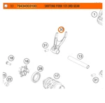 New Oem Ktm Shifting Fork 1ST-3RD Gear 450 500 Excf Sxf Factory 79434003100. Fixed Price $92.94.