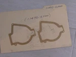 Suzuki TS100/TC100/TS90/TC90 Carburetor Inspection Cover Gaskets (2) Nos!. Fixed Price $9.99.