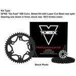 Vortex Yamaha R6 2006-2018 V3 2.0 Gold Chain Sprocket Kit 15-45 G520SX3. Fixed Price $231.38.