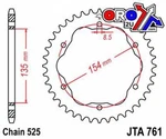 Rear Sprocket Alloy JTA761.38BLK, Ducati Road Chain Type 525. Fixed Price $47.00.