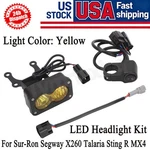 Plug&play Led Headlight Yellow For Sur-ron Segway X260 Talaria Sting MX4. Fixed Price $29.99.
