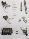 1997 Yamaha YZ250 Shift Cam And Forks 3XK-18540-01-00 4SR-18511-00-00 3XK-18140. Fixed Price $44.08.