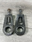 1999 Suzuki Marauder 800 Oem Swingarm Chain Tensioner Adjustment Brackets. Fixed Price $19.99.