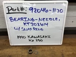 Bearing-needle, KT202614 With Snap P/n#: 92046-1170 Kawasaki 1990 KX250. Fixed Price $10.00.