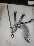 2000-01 Yamaha YZF-R1 Left Shifter Pedal Foot Peg Bracket "2" 5JJ-27442-00-00. Fixed Price $64.99.