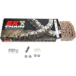Ek Sportbike Chain- Links Gold 525ZVX3-120/GXG. Fixed Price $222.09.