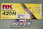 New Genuine Rk M420H-136 Heavy Duty Motorcycle Drive Chain M420HX136L. Fixed Price $25.72.