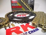 2017-2020 GSXR1000 Rk Gxw Gold 17/45 Oem Ratio 520 Chain And Sprockets Kit. Fixed Price $229.95.
