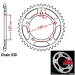 Sprockets JTR1800.44 44T Steel Rear. Fixed Price $40.56.